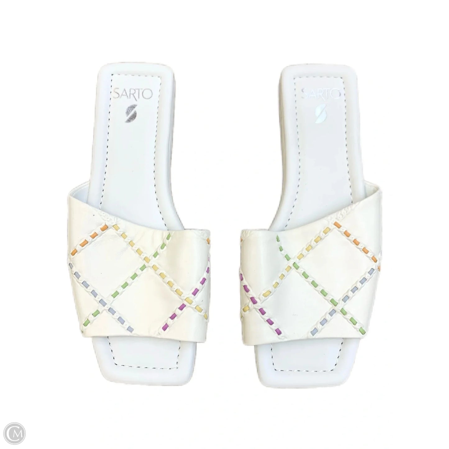 Sandals Flats By Cmf In White, Size: 8