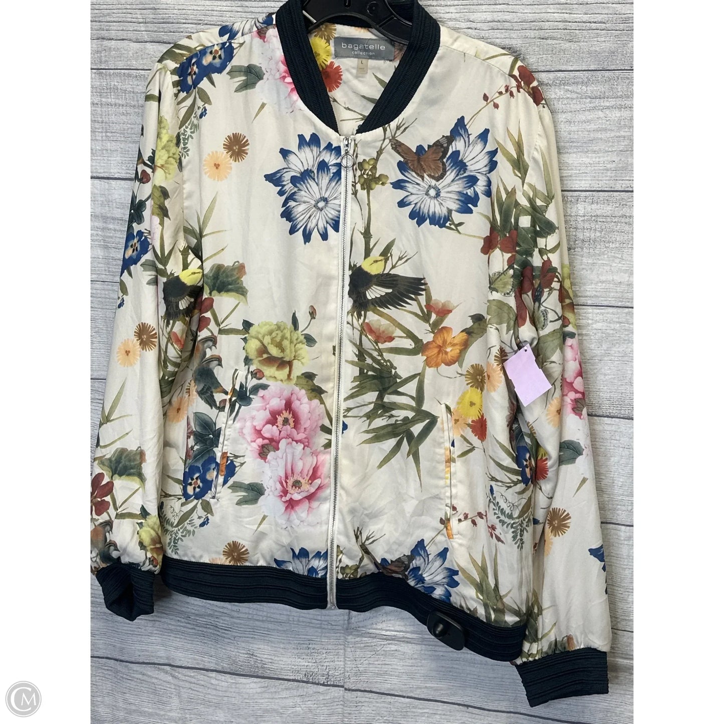 Jacket Other By Clothes Mentor In Floral Print, Size: L