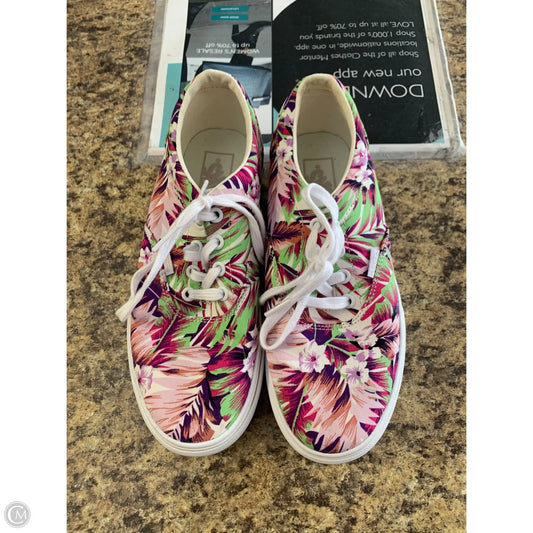 Shoes Sneakers By Vans In Multi-colored, Size: 7.5