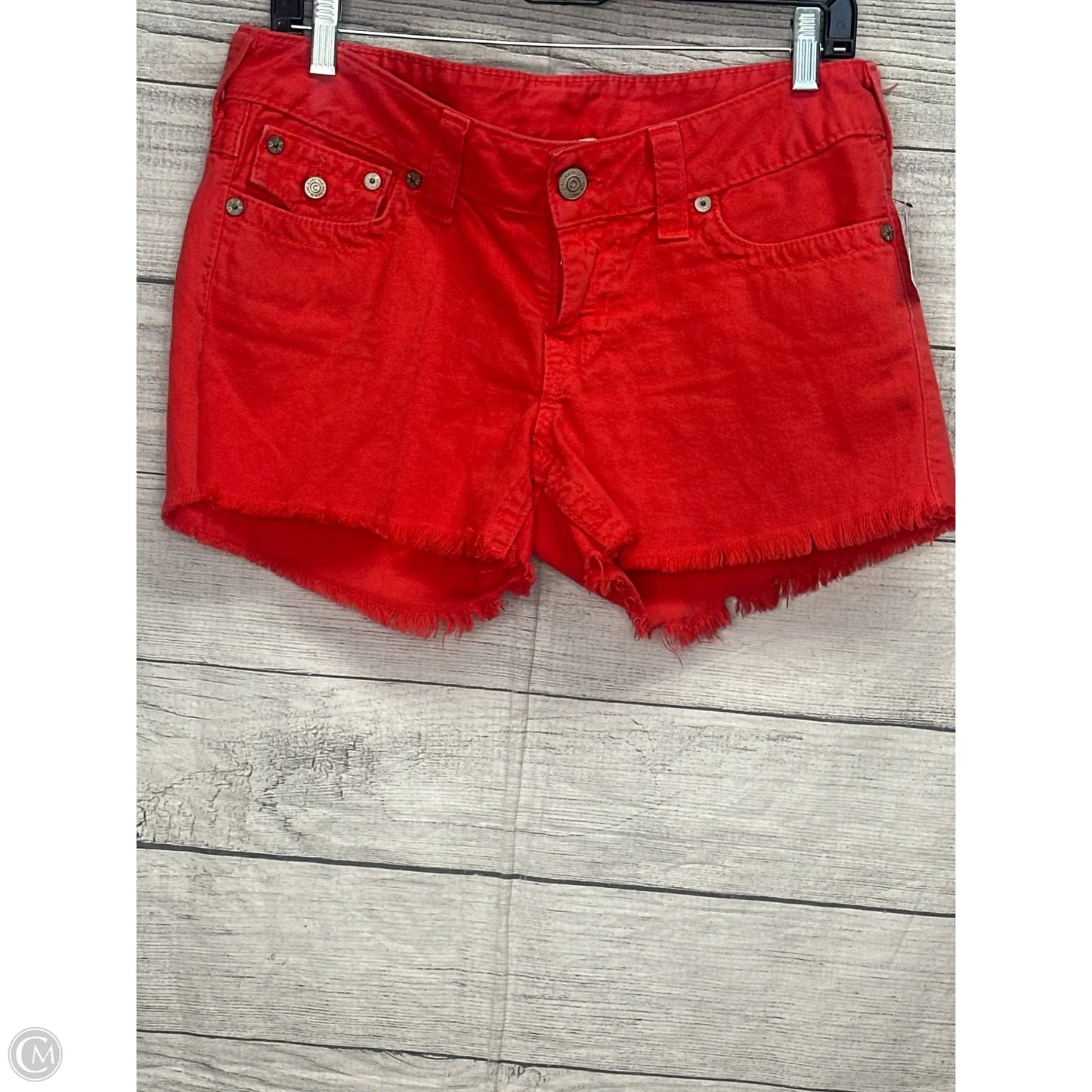 Shorts By True Religion In Red, Size: 30