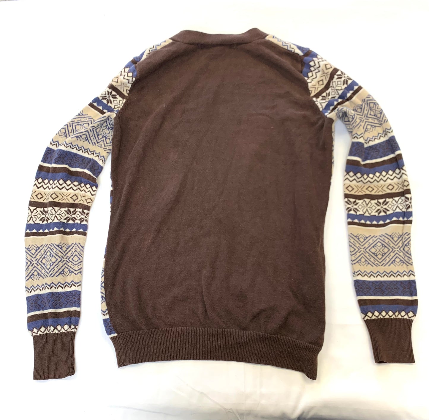 Sweater Cardigan By Forever 21 In Brown, Size: S