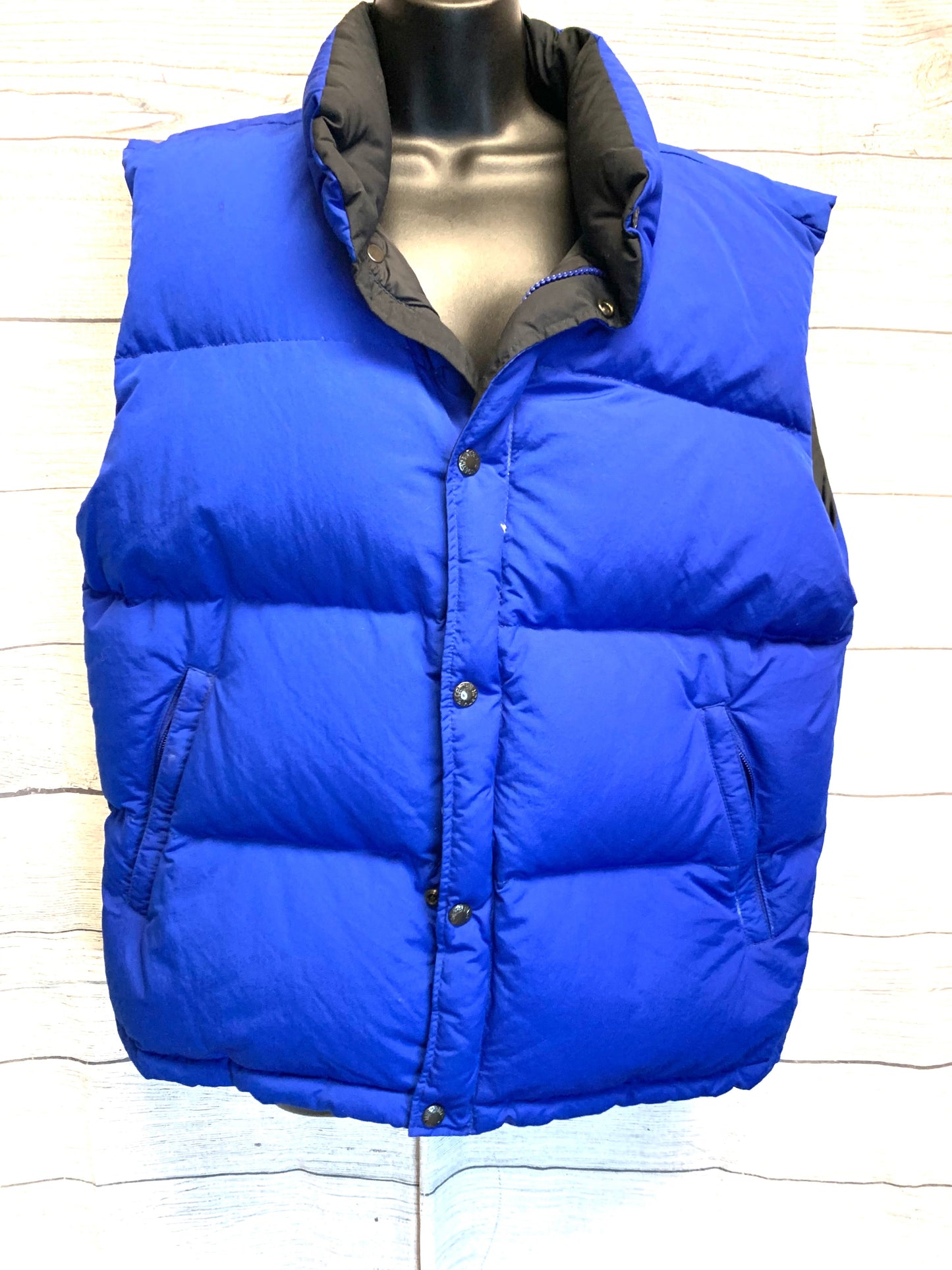 Vest Puffer & Quilted By The North Face In Blue, Size: L