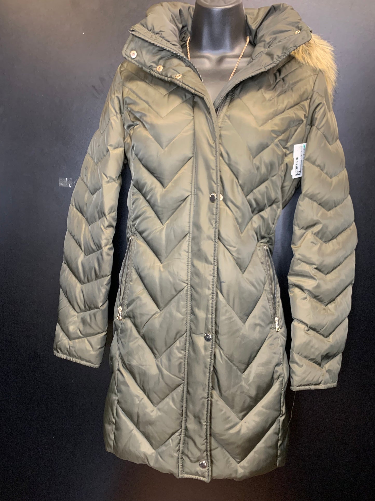 Coat Puffer & Quilted By Marc New York In Green, Size: S