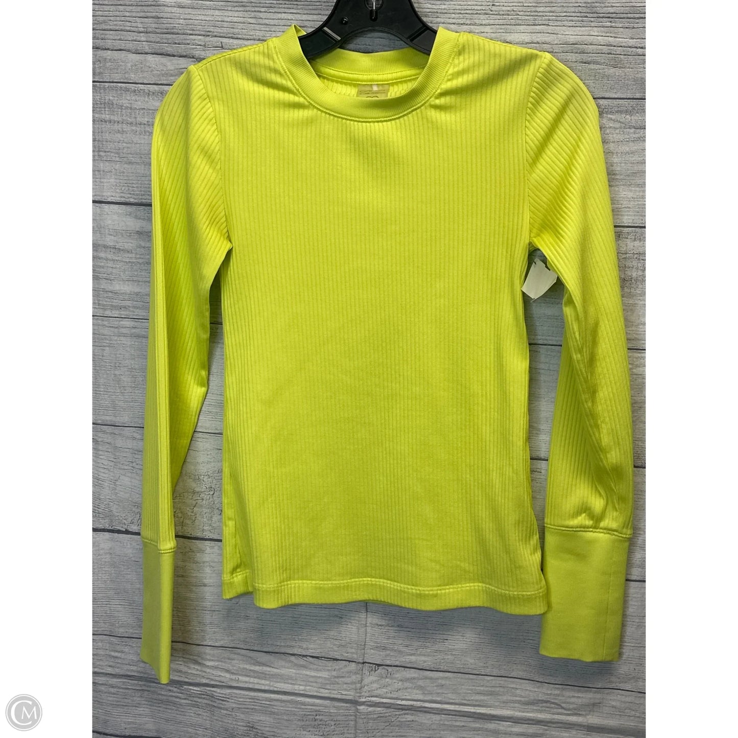 Athletic Top Long Sleeve Crewneck By Calia In Green, Size: Xs