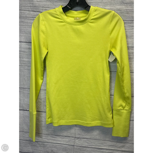 Athletic Top Long Sleeve Crewneck By Calia In Green, Size: Xs