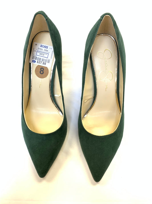 Shoes Heels Kitten By Jessica Simpson In Green, Size: 8