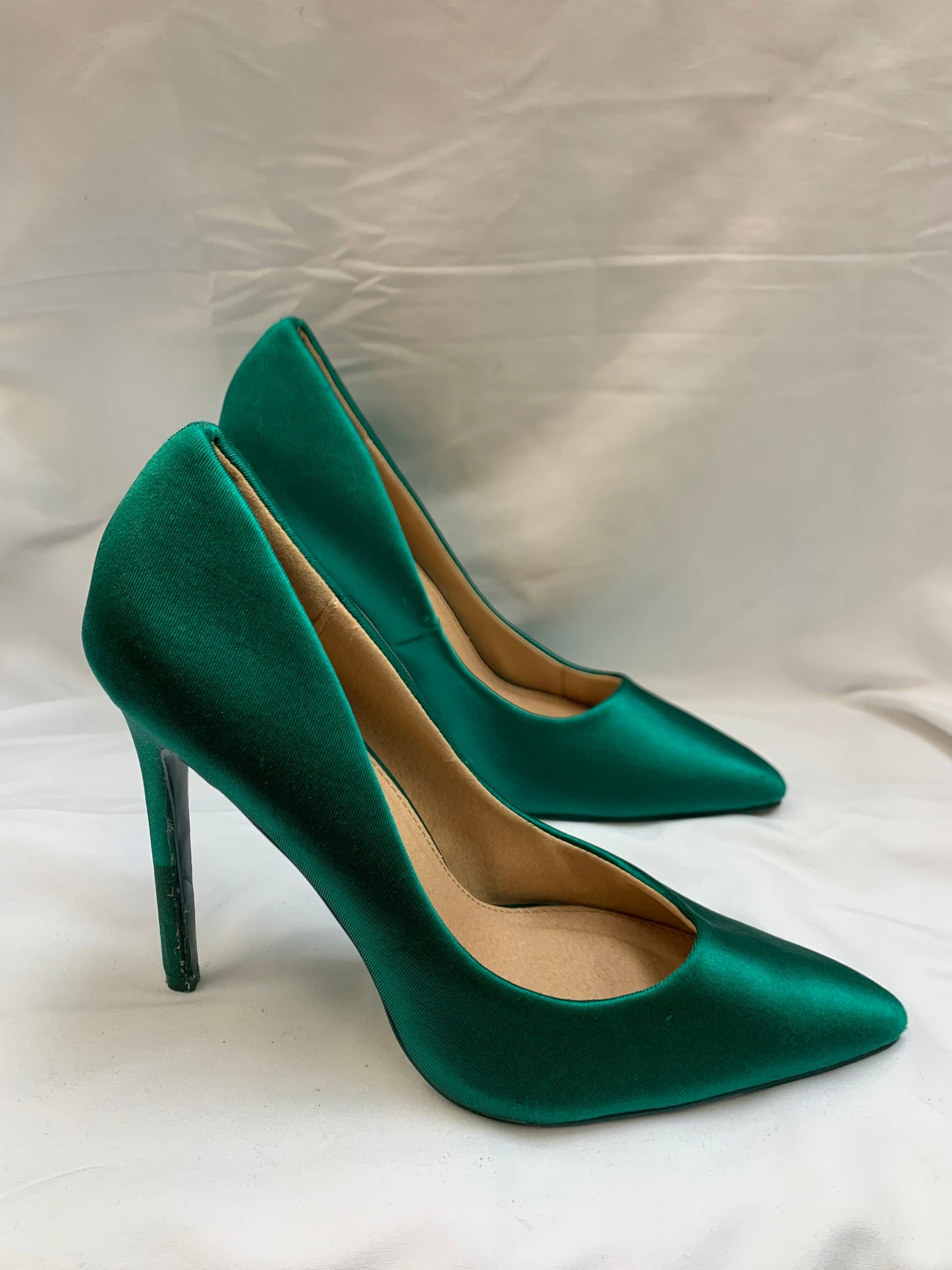 Shoes Heels Stiletto By Fashion Nova In Green, Size: 8.5