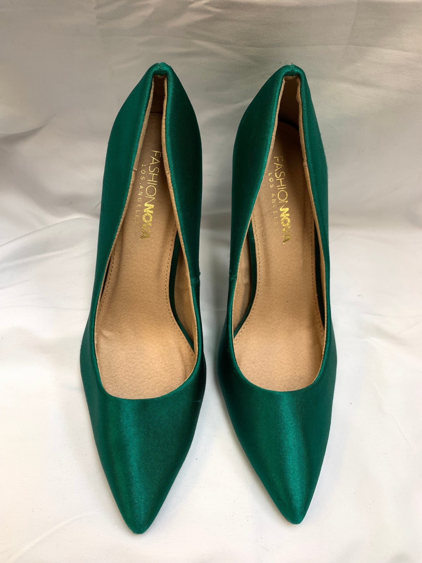 Shoes Heels Stiletto By Fashion Nova In Green, Size: 8.5