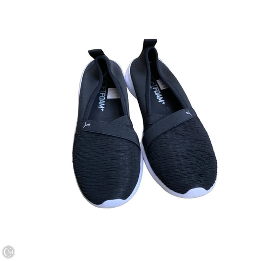 Shoes Flats By Puma In Black, Size: 10