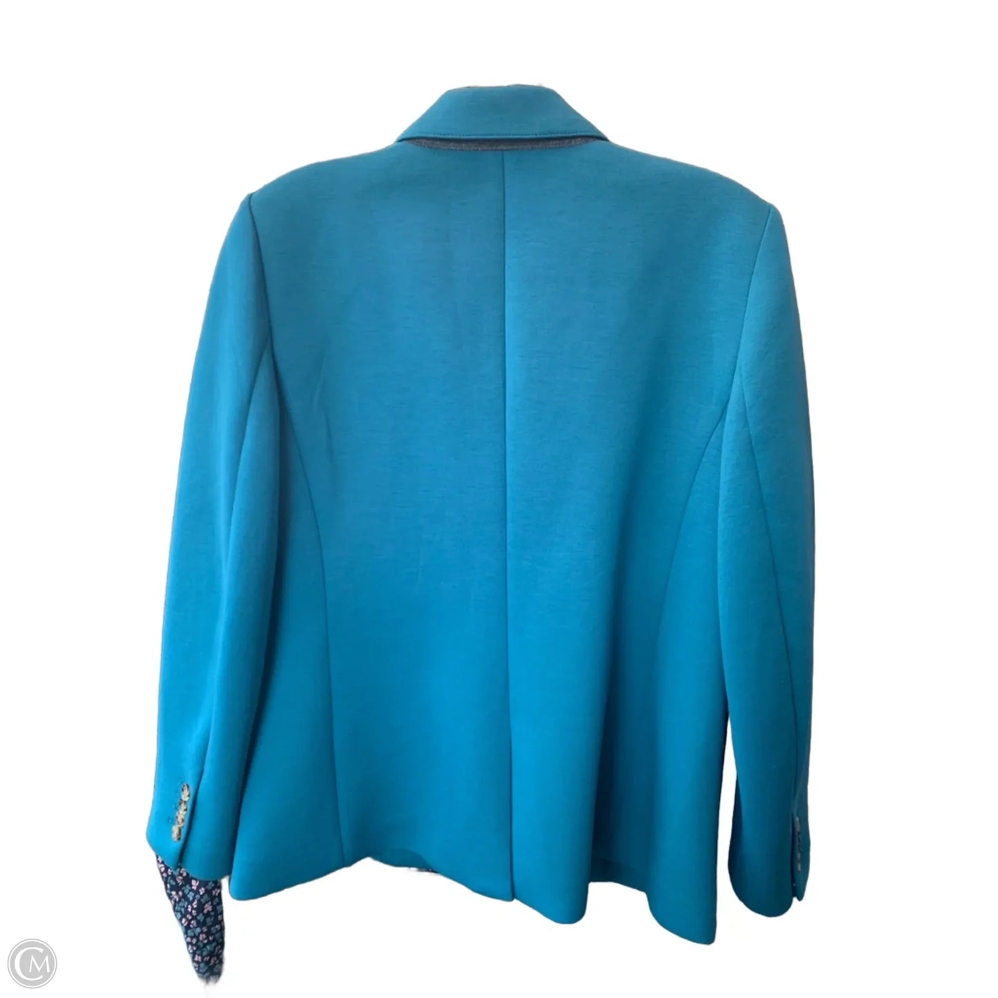 Blazer By Ann Taylor In Teal, Size: 8