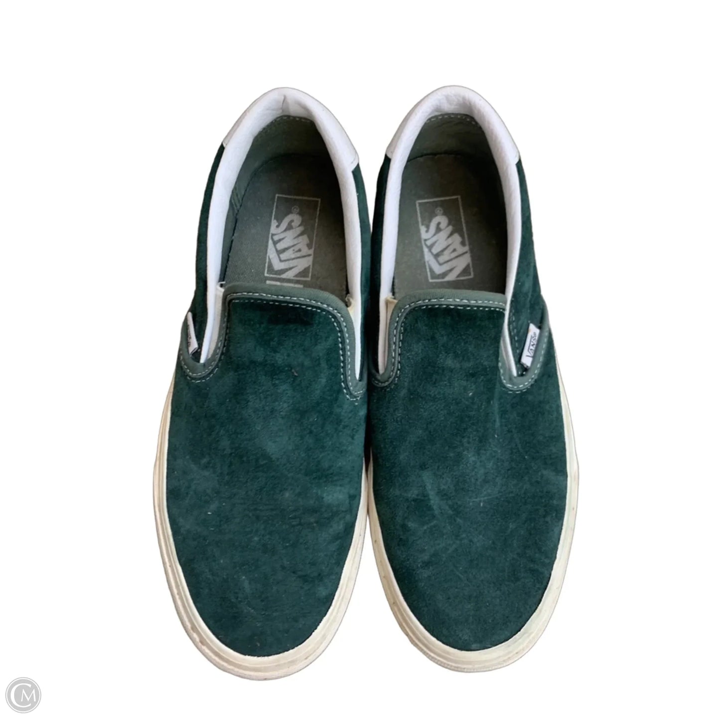 Shoes Flats By Vans In Green, Size: 9