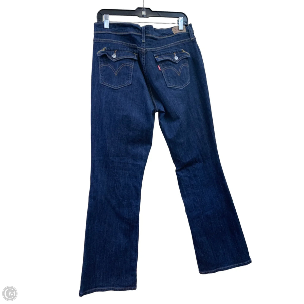 Jeans Boot Cut By Levis In Blue, Size: 12