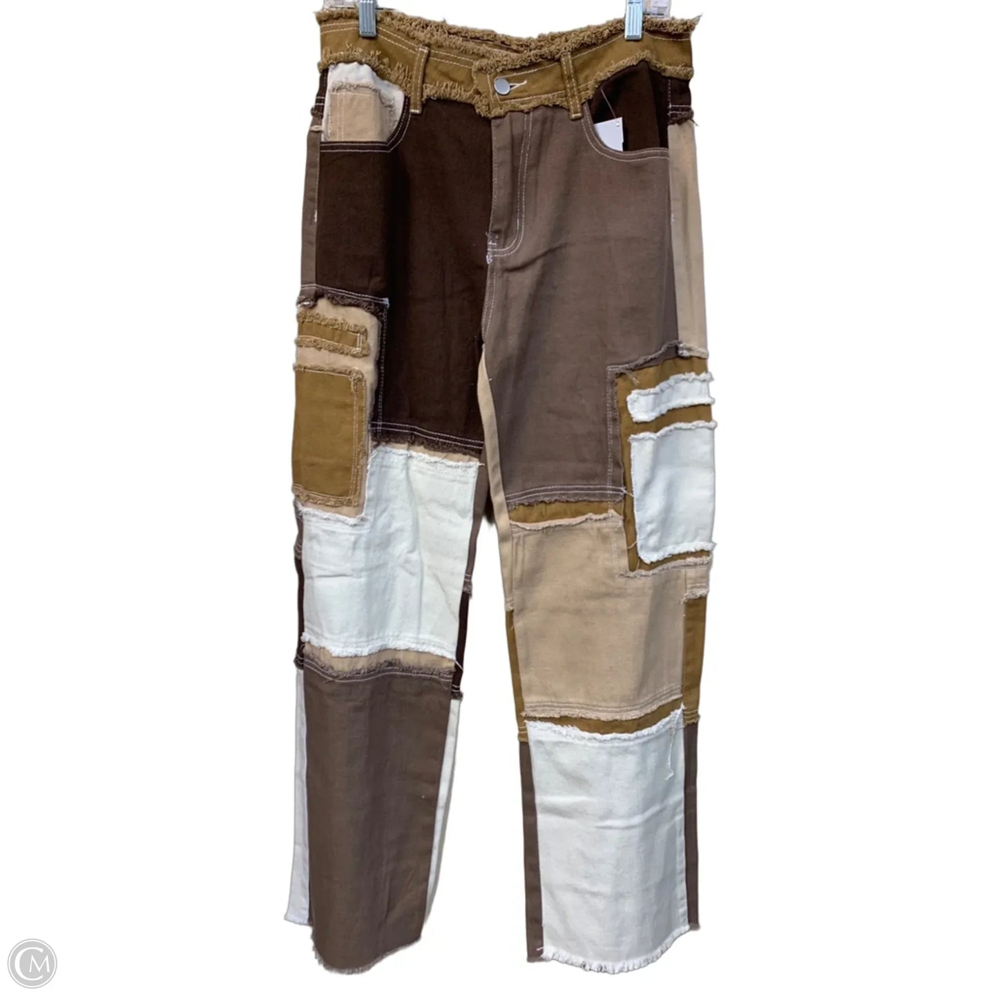 Pants Other By Shein In Brown & Tan, Size: L