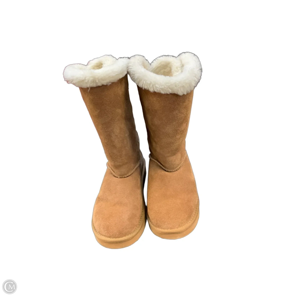 Boots Designer By Ugg In Brown, Size: 8