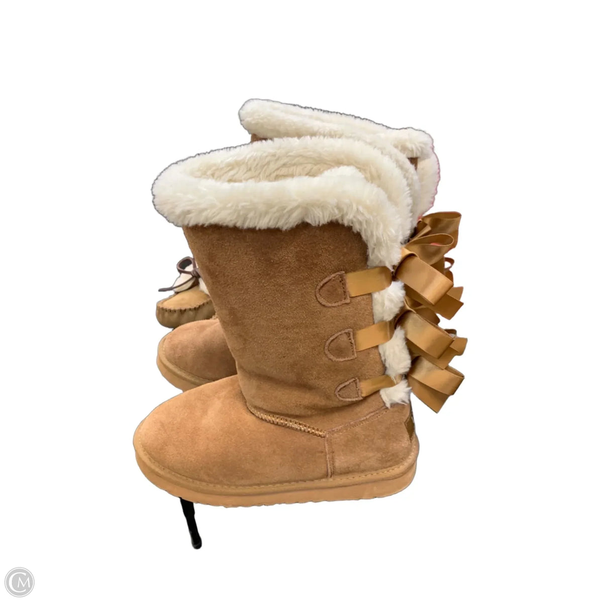 Boots Designer By Ugg In Brown, Size: 8