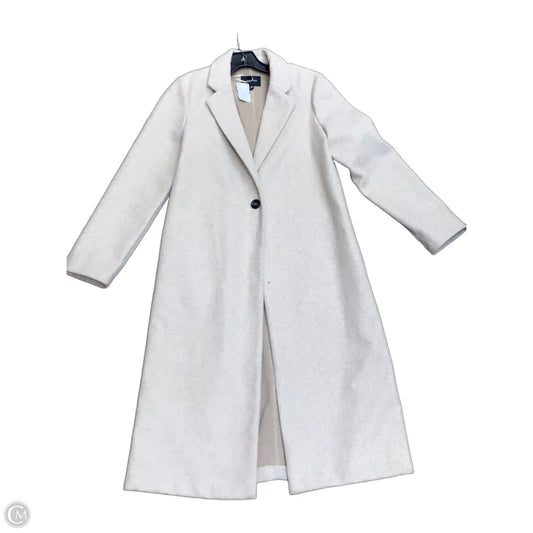 Coat Trench Coat By Love Tree In Taupe, Size: M