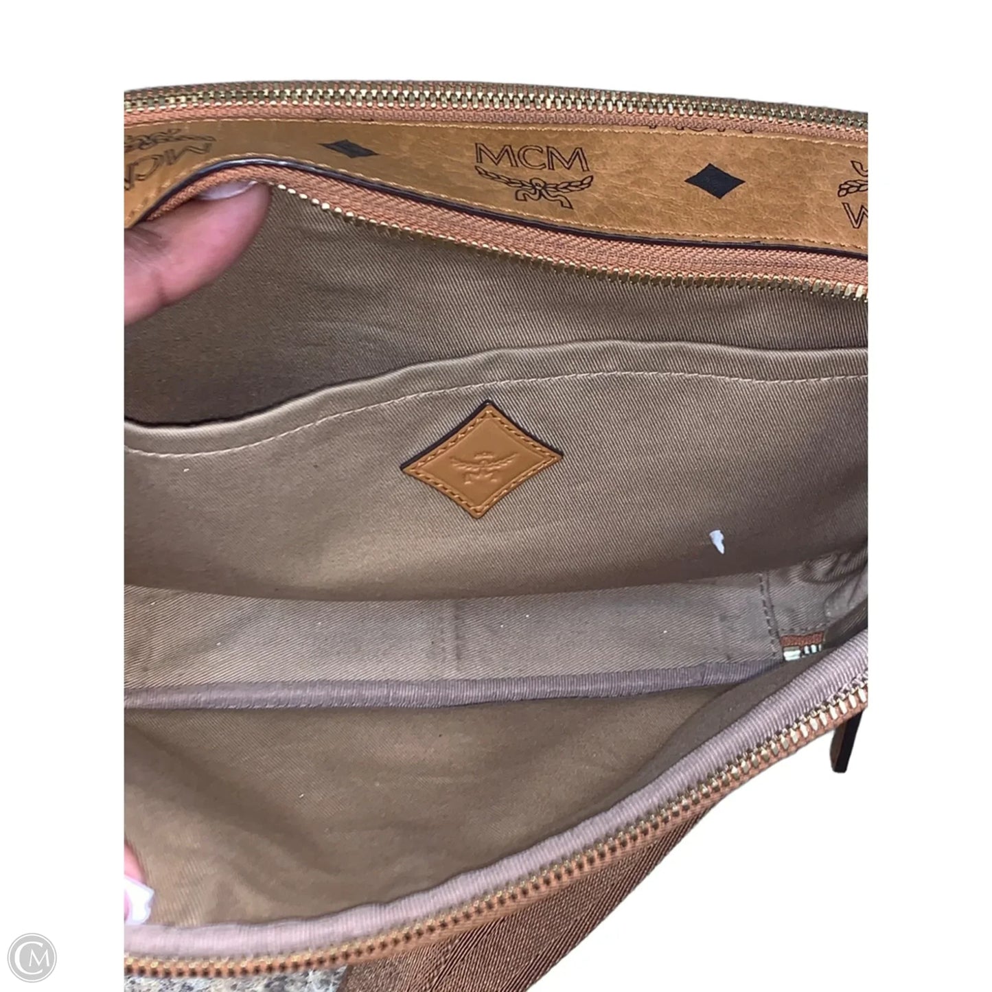 Crossbody Luxury Designer By Mcm, Size: Medium
