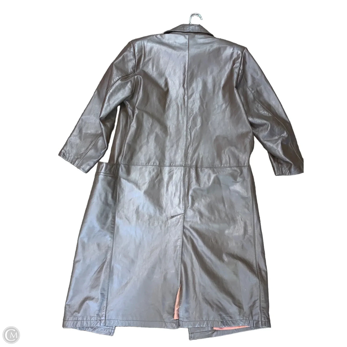 Coat Leather By David Hollis In Brown, Size: 8