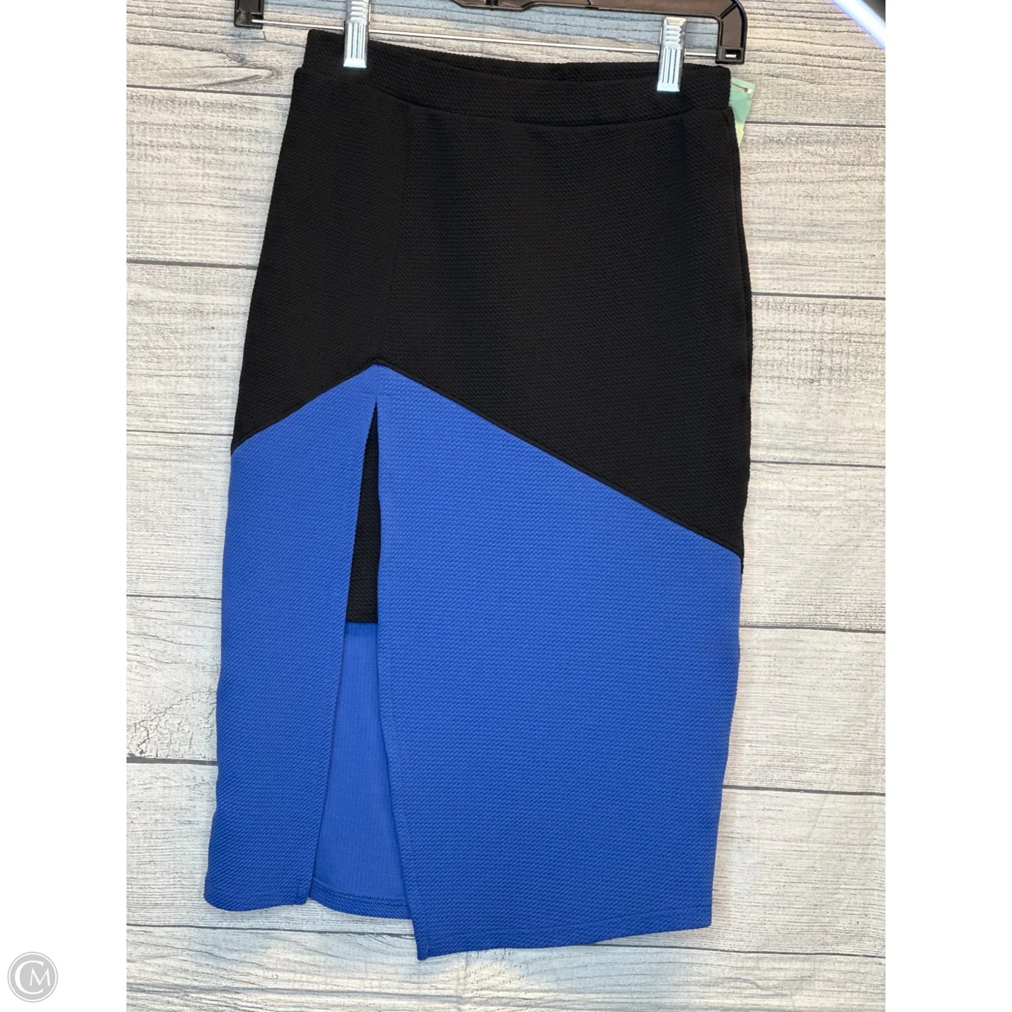 Skirt Midi By Cmf In Black & Blue, Size: Xs