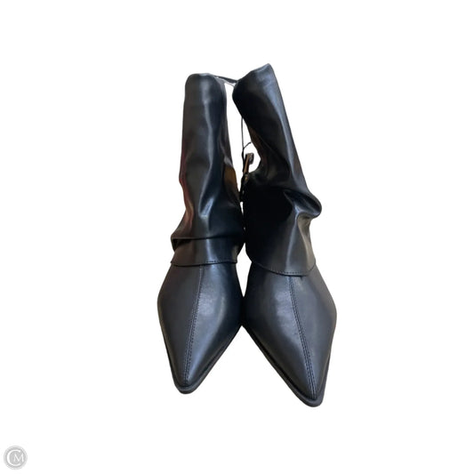 Boots Ankle Flats By Time And Tru In Black, Size: 7