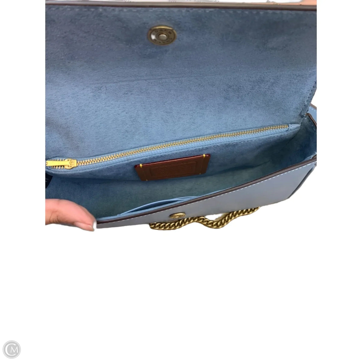 Crossbody Designer By Coach, Size: Medium