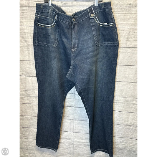 Jeans Straight By Cmf In Blue Denim, Size: 24