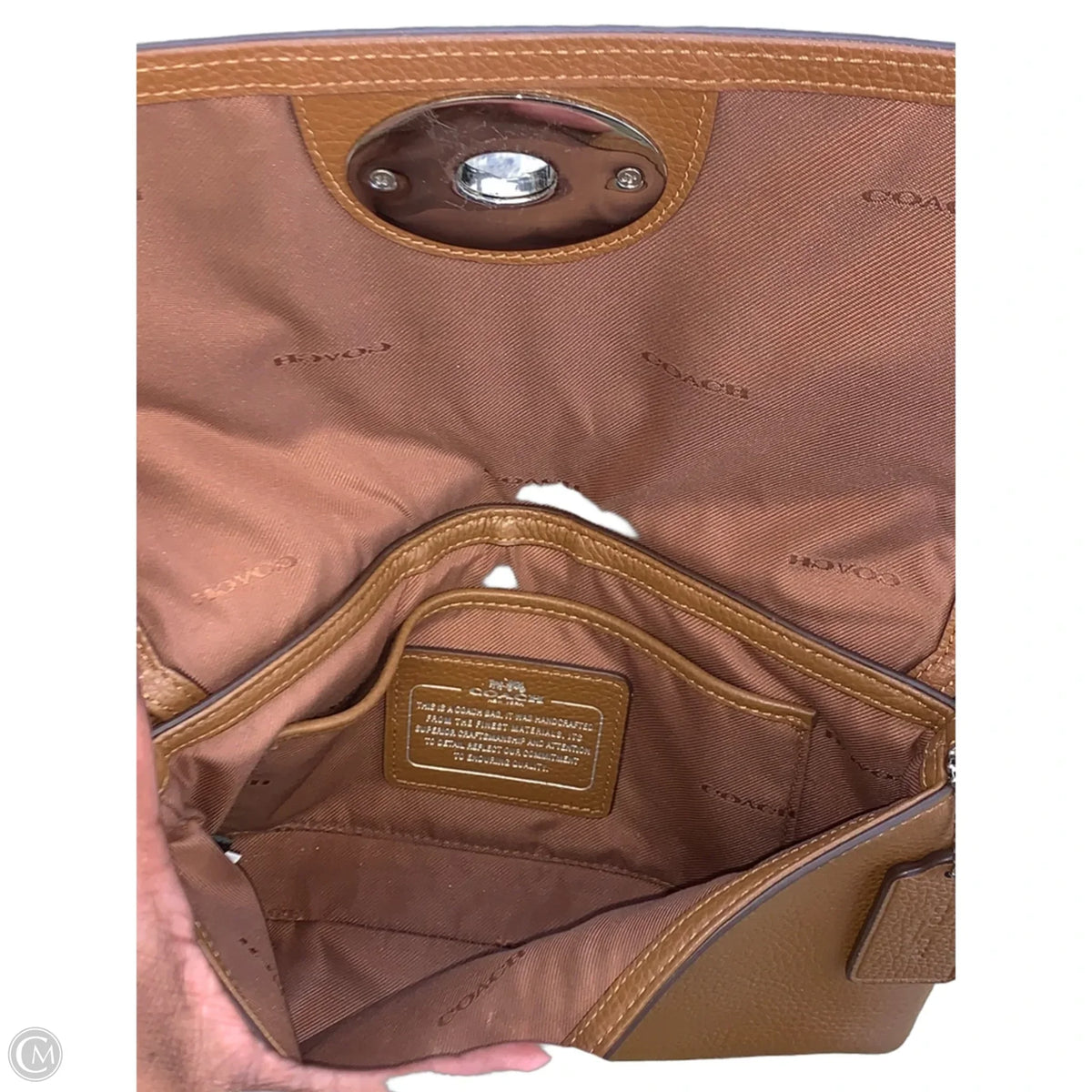 Crossbody Designer By Coach, Size: Small