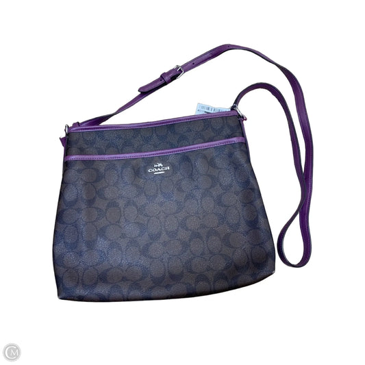 Crossbody Designer By Coach, Size: Medium