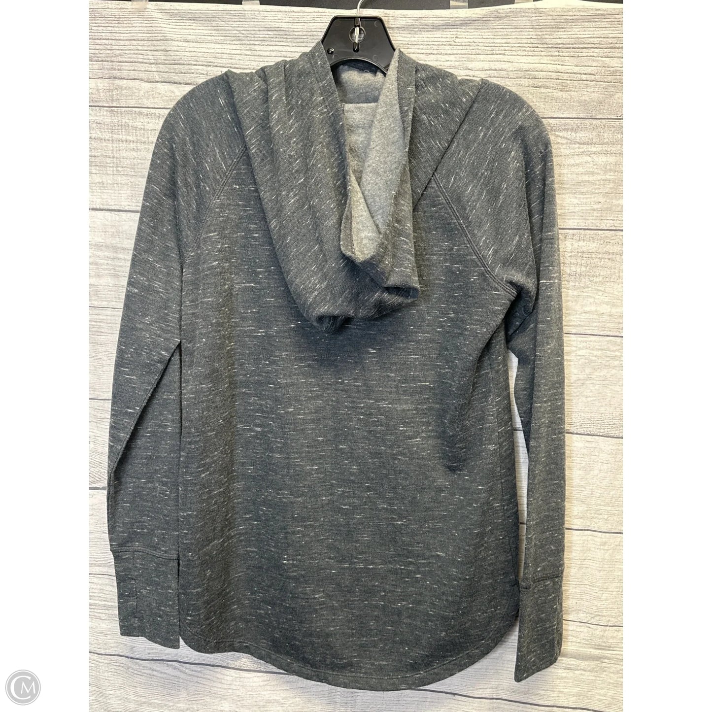 Sweatshirt Hoodie By Athleta In Grey, Size: S