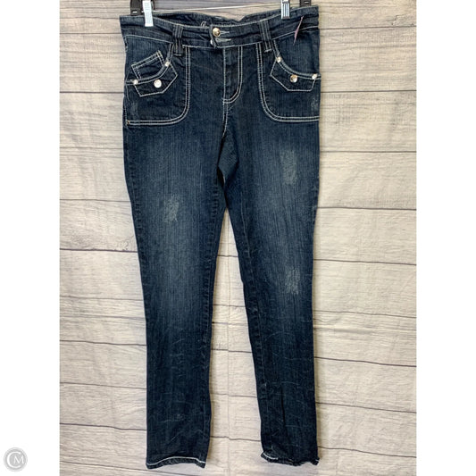 Jeans Skinny By Cmf In Blue Denim, Size: 14