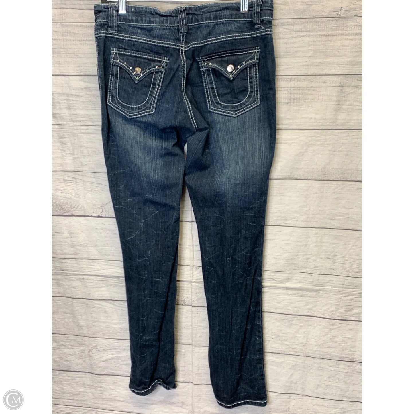 Jeans Skinny By Cmf In Blue Denim, Size: 14