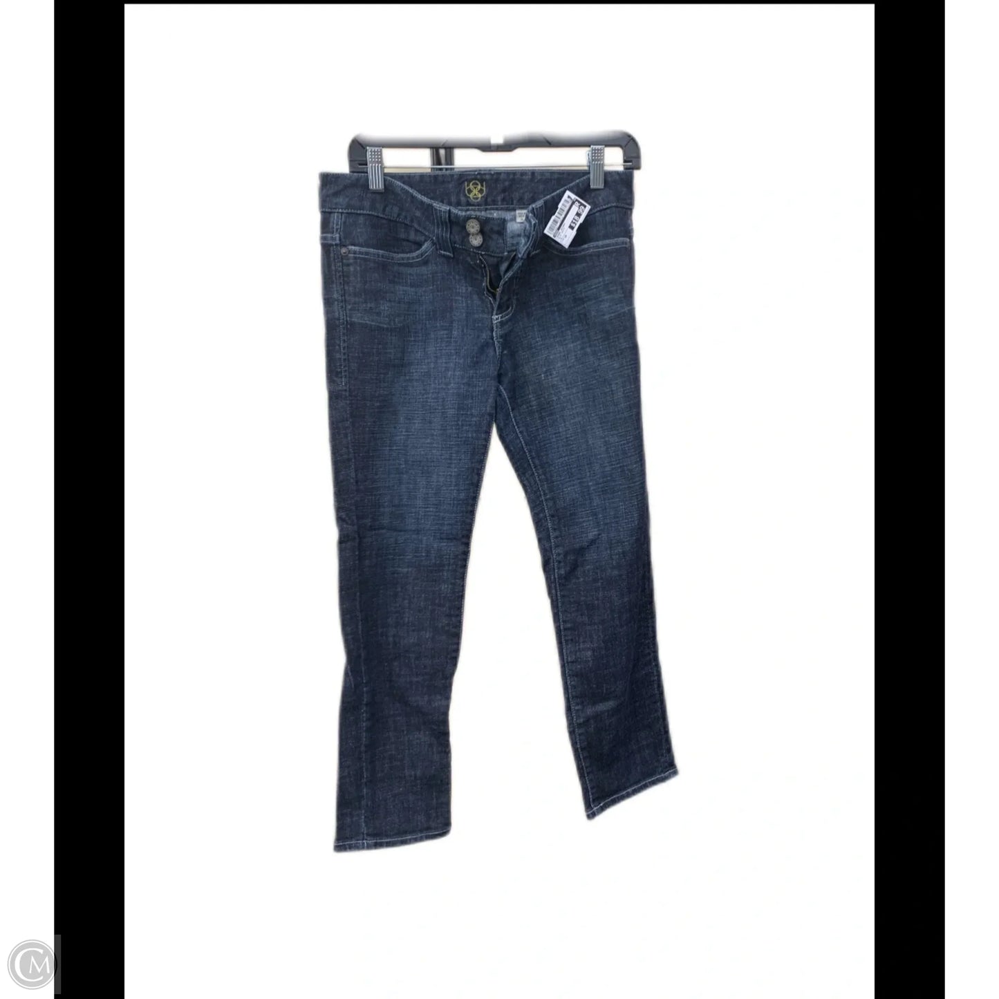 Jeans Skinny By Bebe In Blue Denim, Size: 10