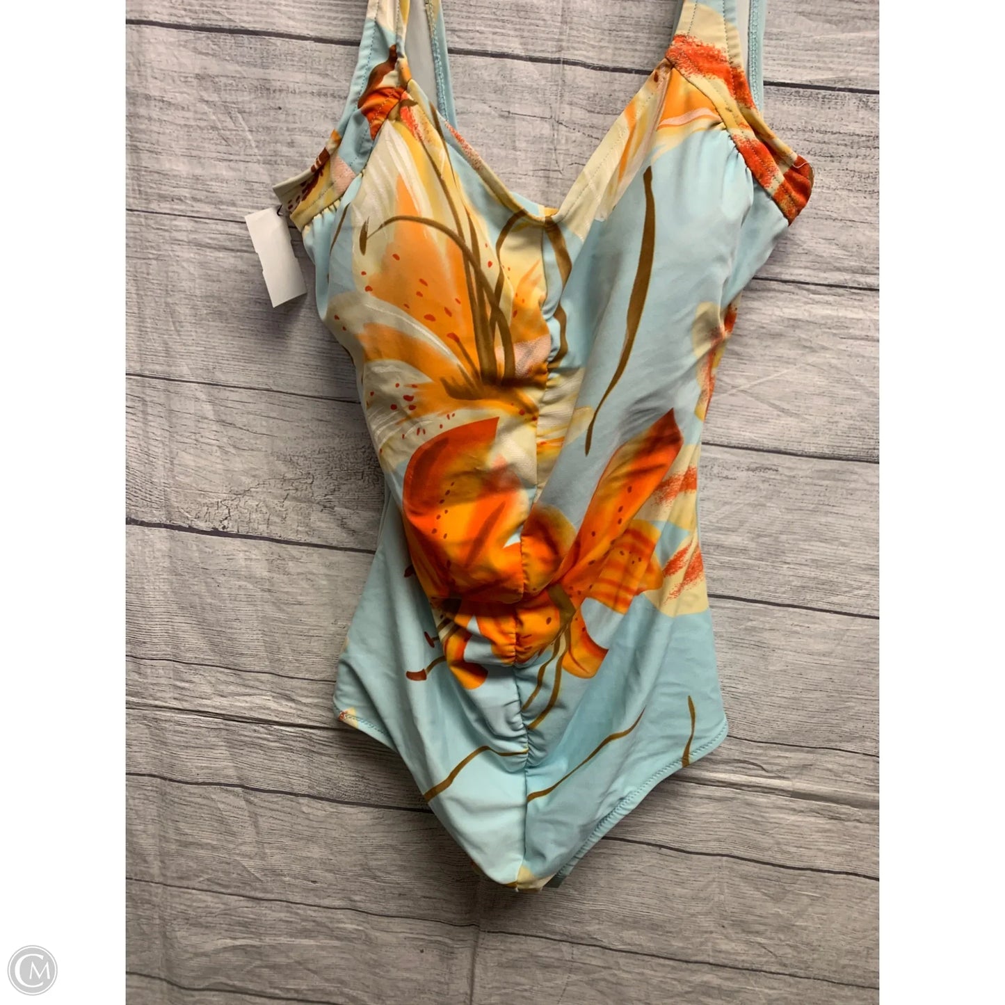Swimsuit By Cmf In Blue & Orange, Size: 16