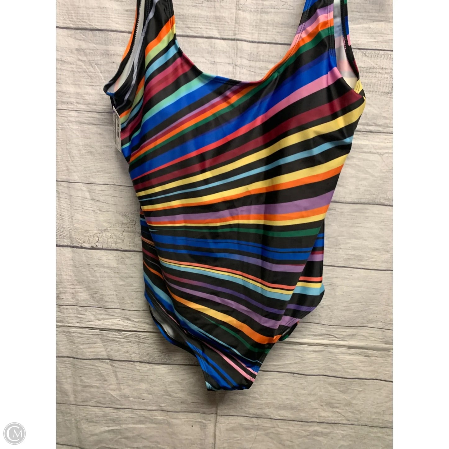 Swimsuit By Cmf In Striped Pattern, Size: 4x