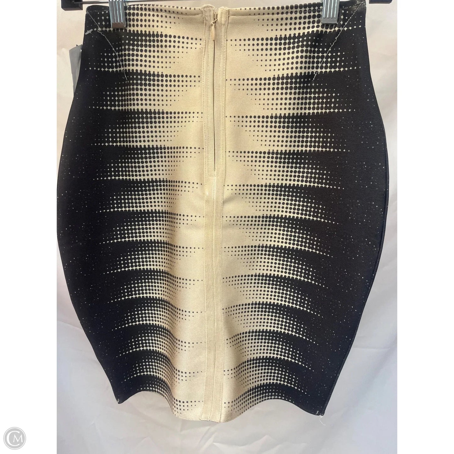 Skirt Midi By Cmf In Black & Cream, Size: S