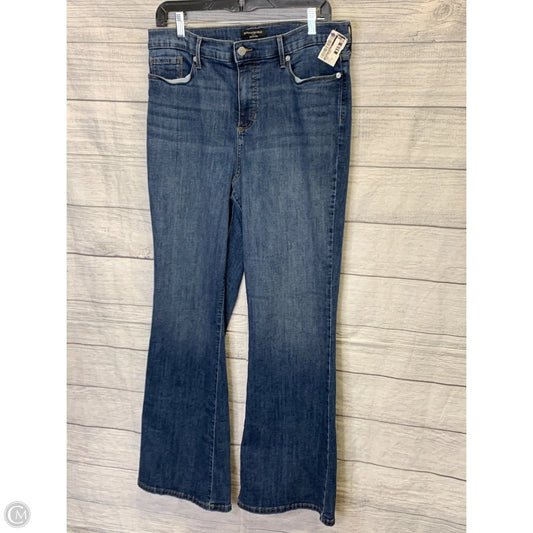 Jeans Flared By Banana Republic In Blue, Size: 12