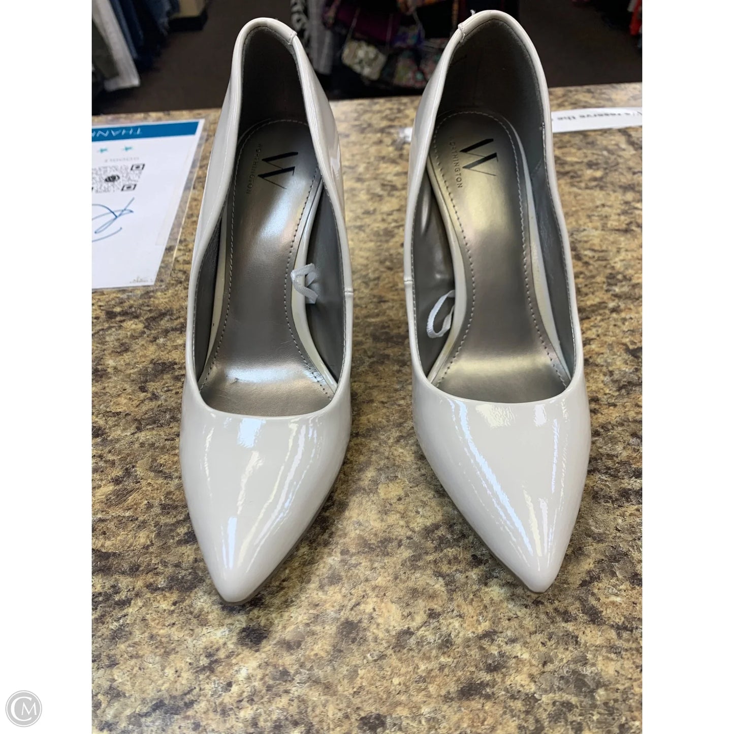 Shoes Heels Stiletto By Worthington In White, Size: 8.5