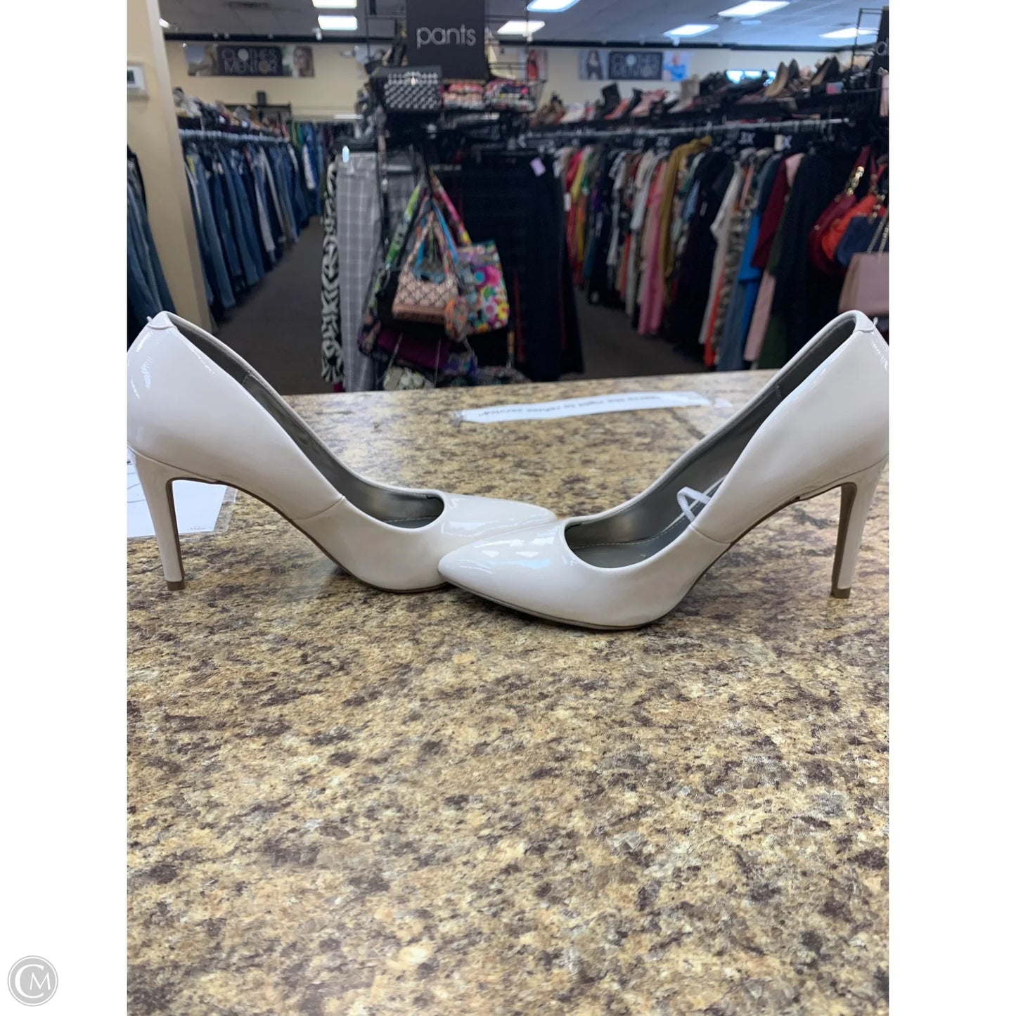 Shoes Heels Stiletto By Worthington In White, Size: 8.5