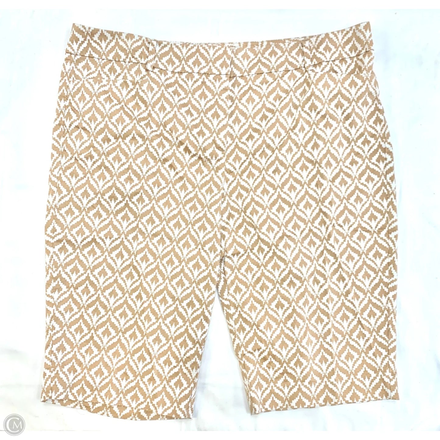 Shorts By Cmf In Brown & White, Size: 14
