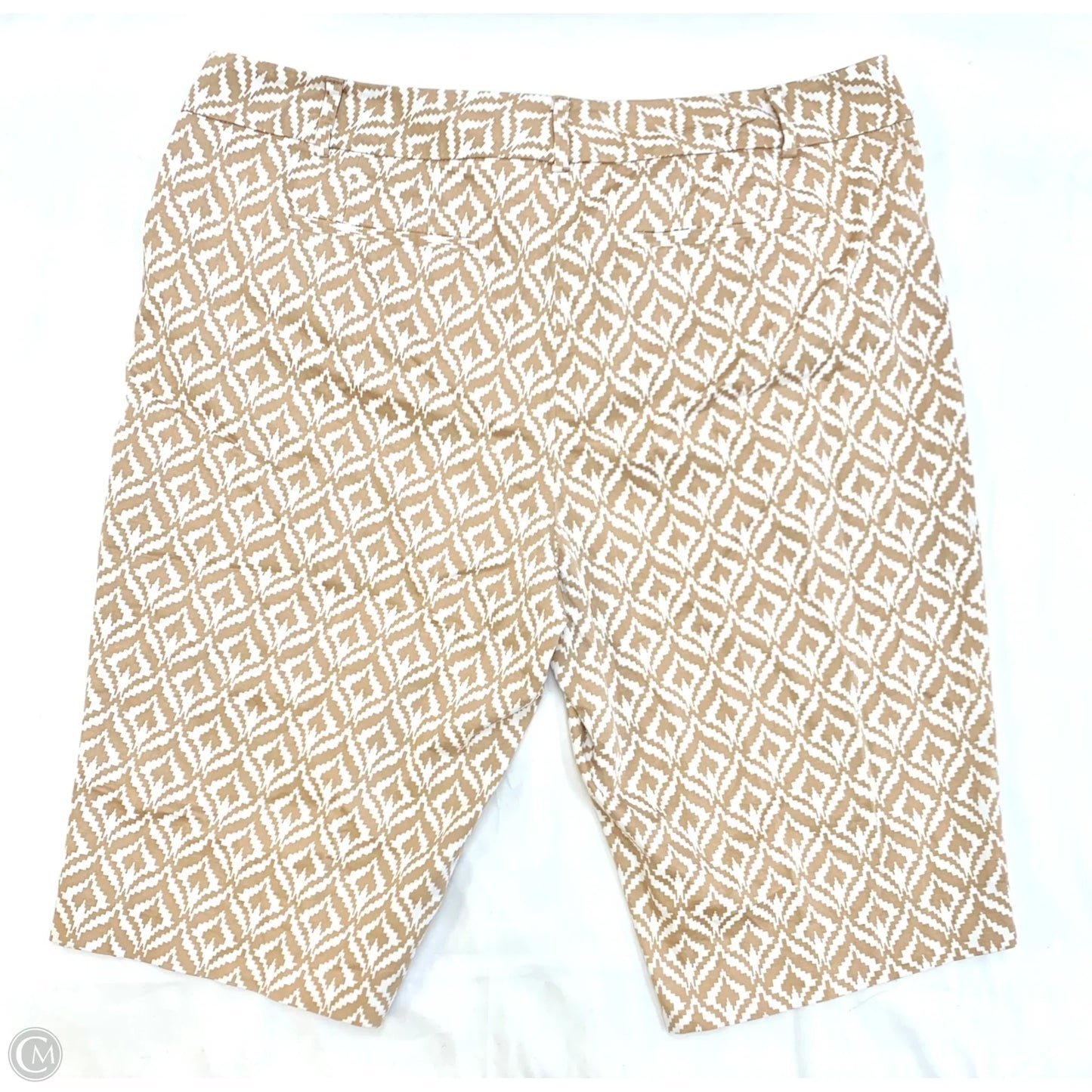 Shorts By Cmf In Brown & White, Size: 14