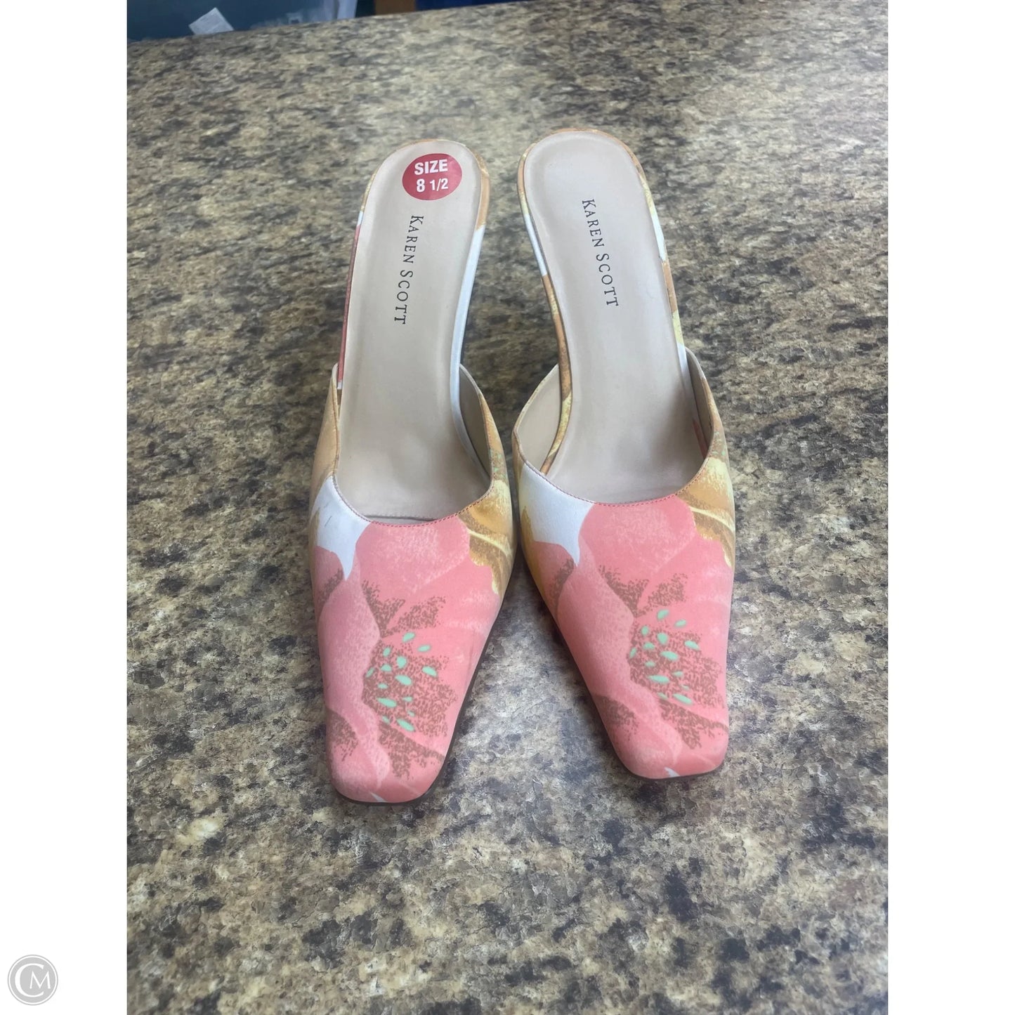 Shoes Heels Kitten By Karen Scott In Pink, Size: 8.5
