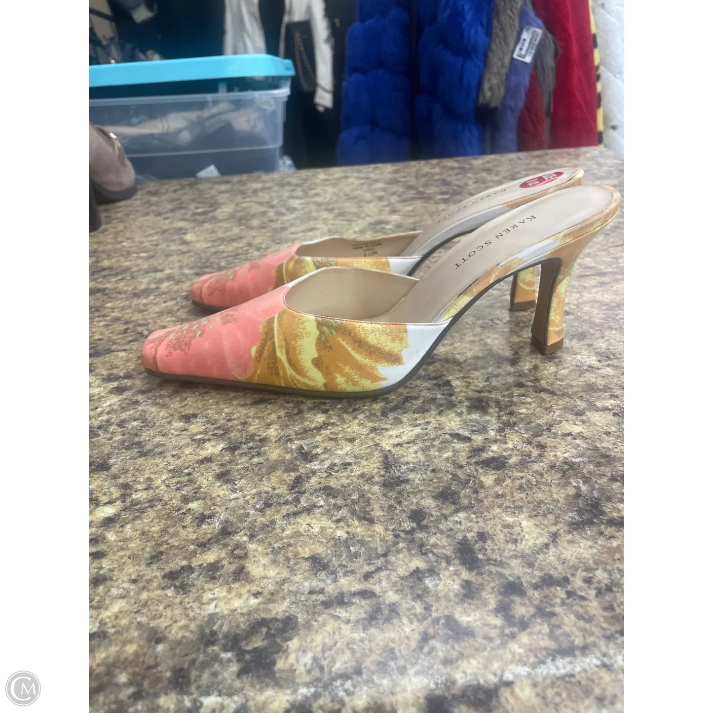 Shoes Heels Kitten By Karen Scott In Pink, Size: 8.5