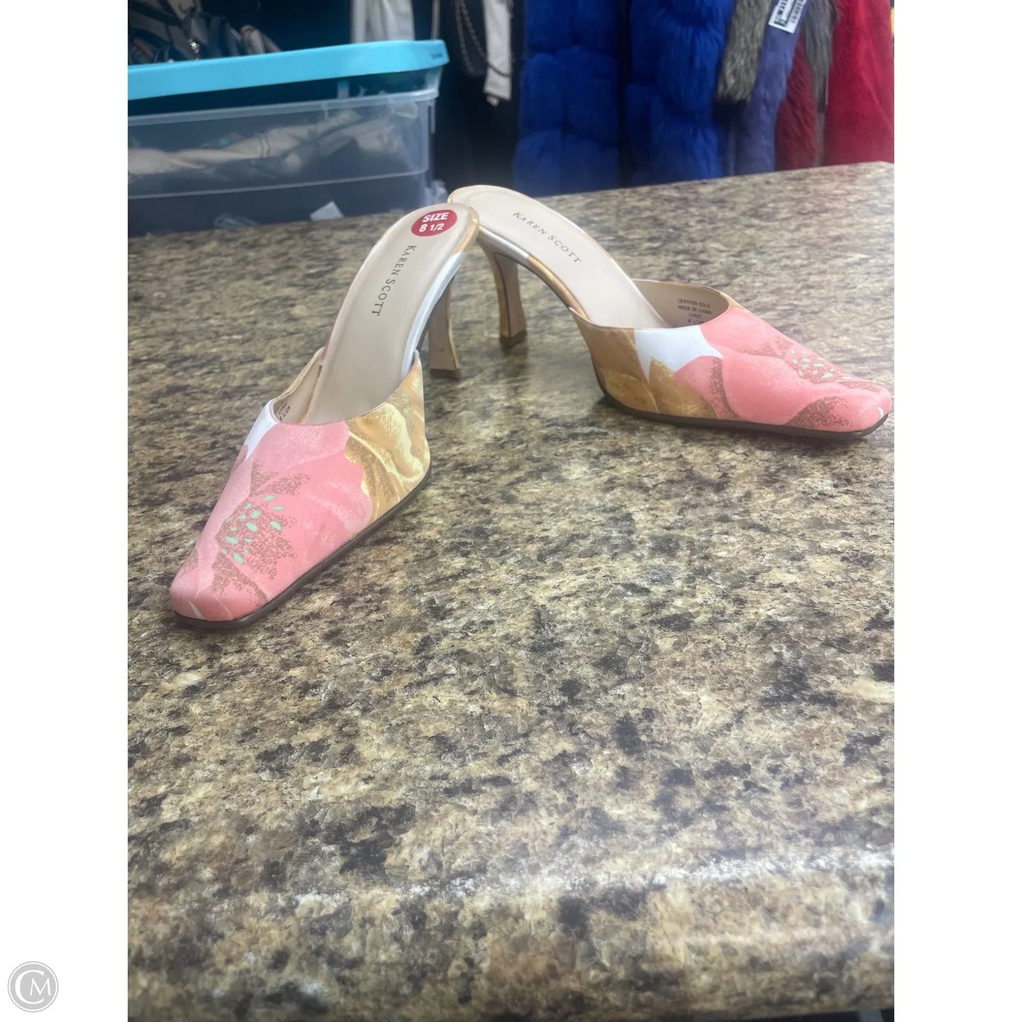 Shoes Heels Kitten By Karen Scott In Pink, Size: 8.5