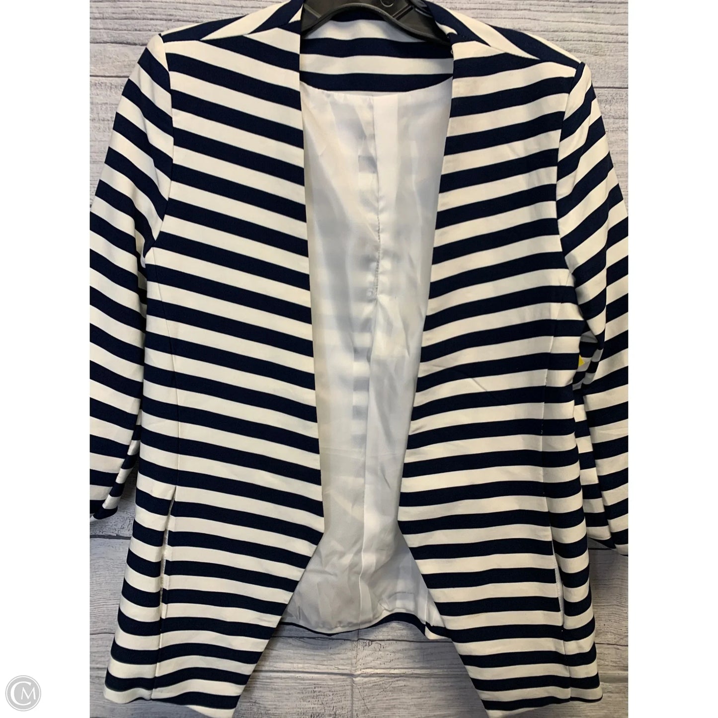 Blazer By Cmf In Striped Pattern, Size: M