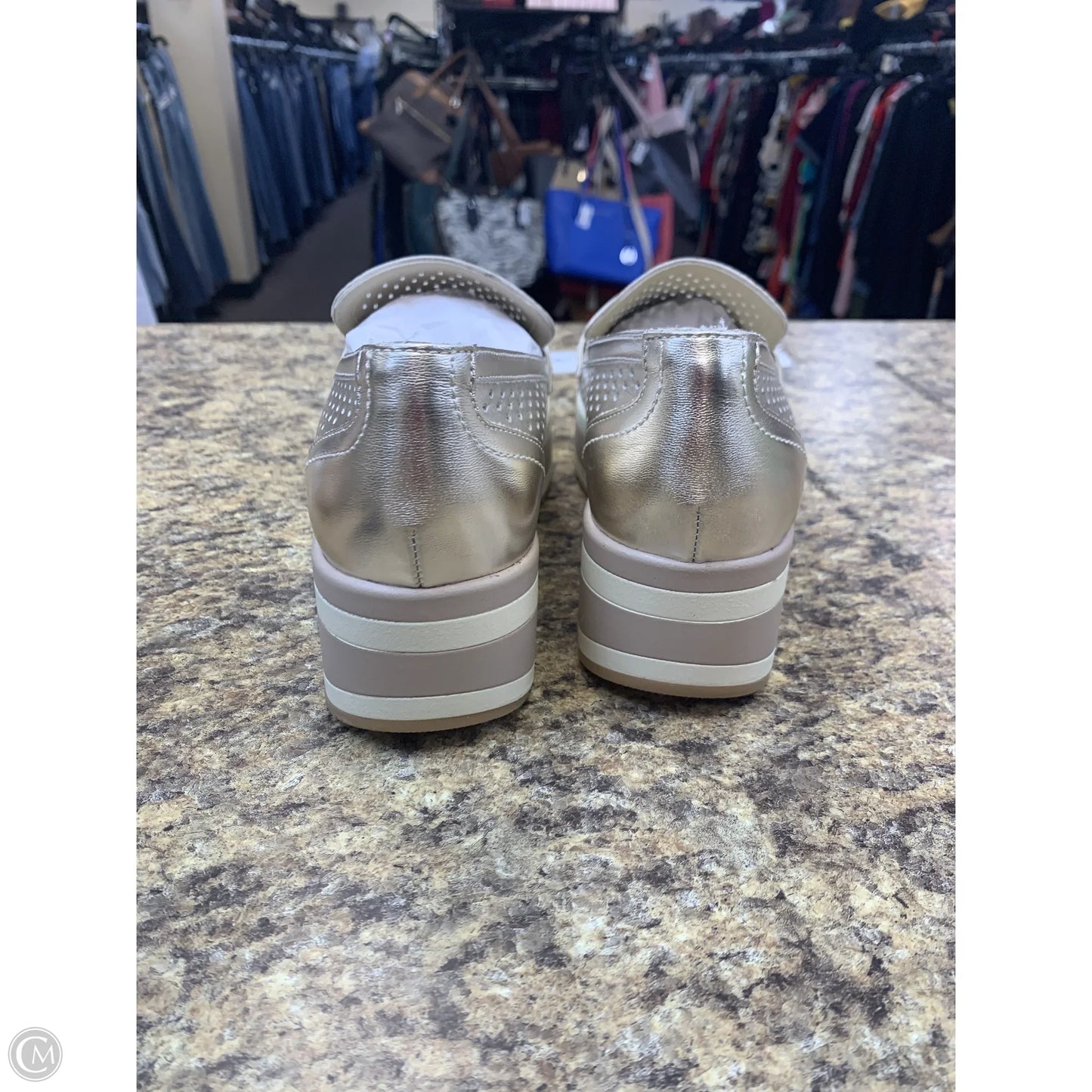 Shoes Sneakers Platform By Dolce Vita In Taupe, Size: 8