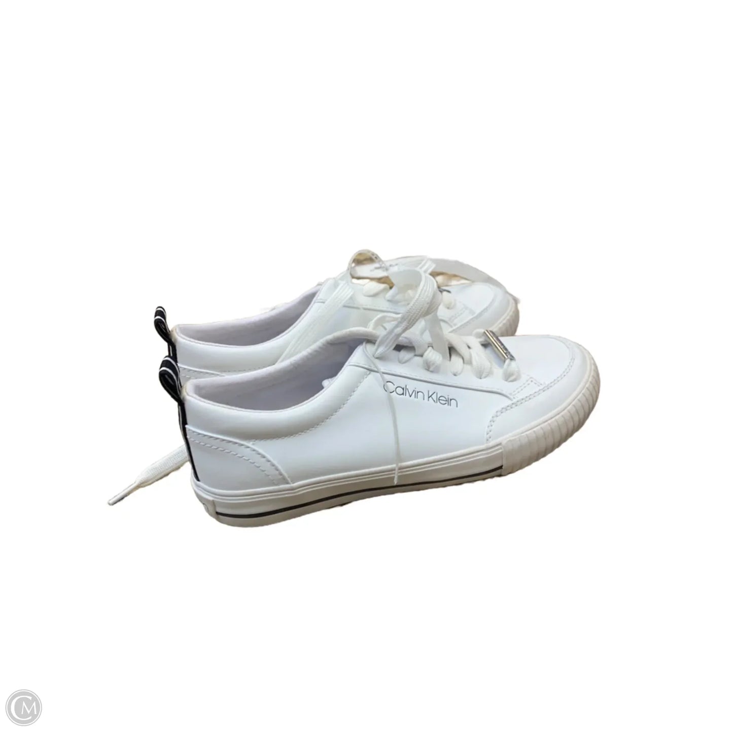 Shoes Sneakers By Calvin Klein In White, Size: 7.5
