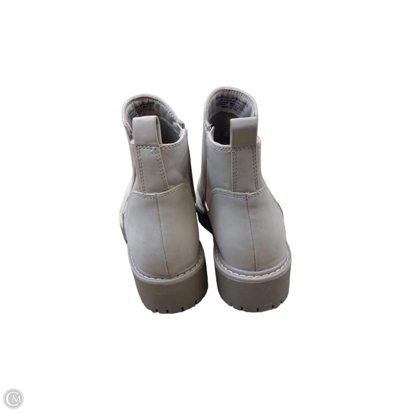 Boots Ankle Flats By Time And Tru In Tan, Size: 9