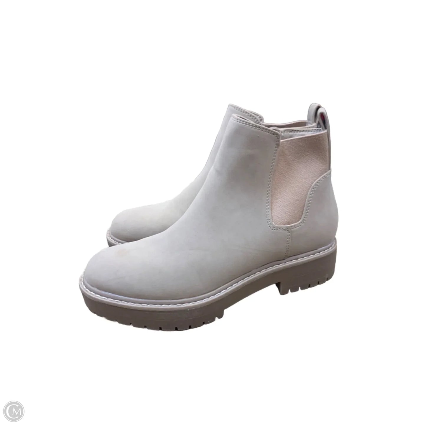 Boots Ankle Flats By Time And Tru In Tan, Size: 9