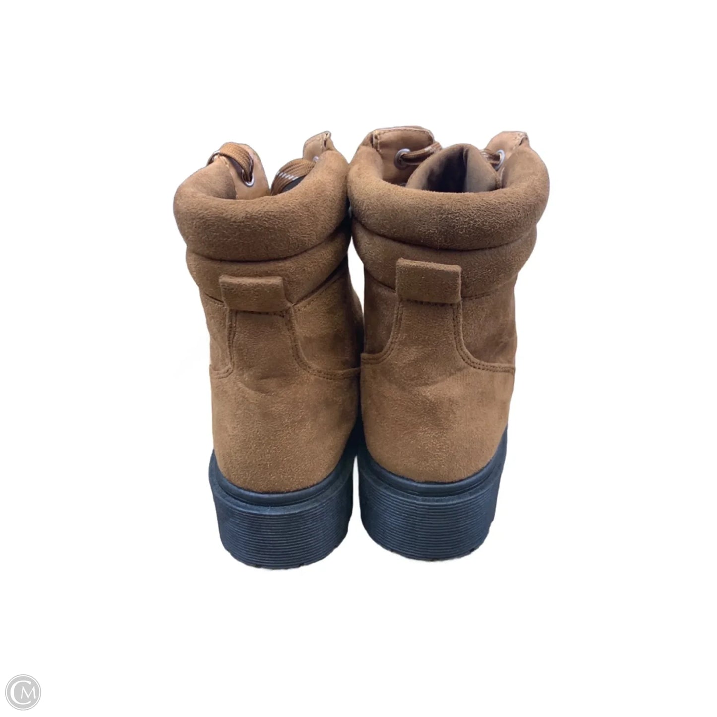 Boots Ankle Flats By Fashion Nova In Brown, Size: 10