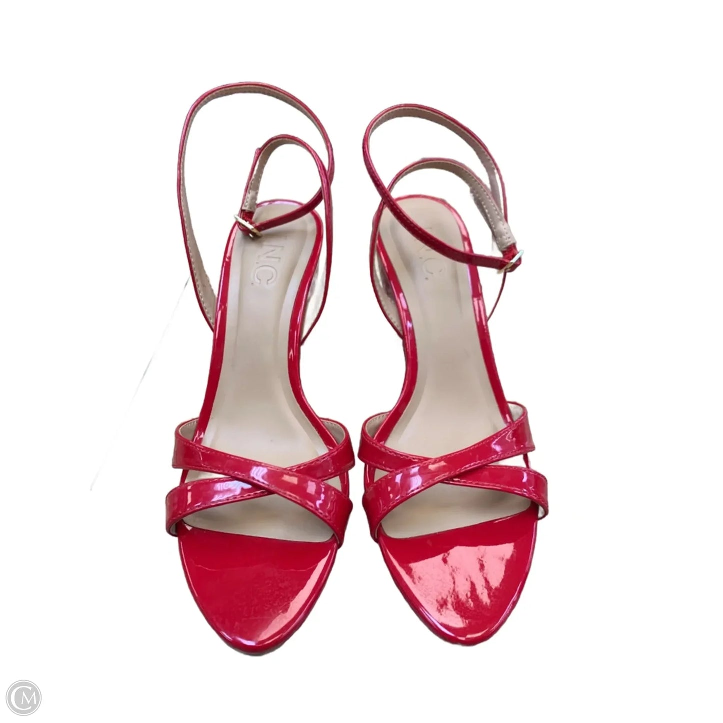 Shoes Heels Wedge By Inc In Red, Size: 6.5